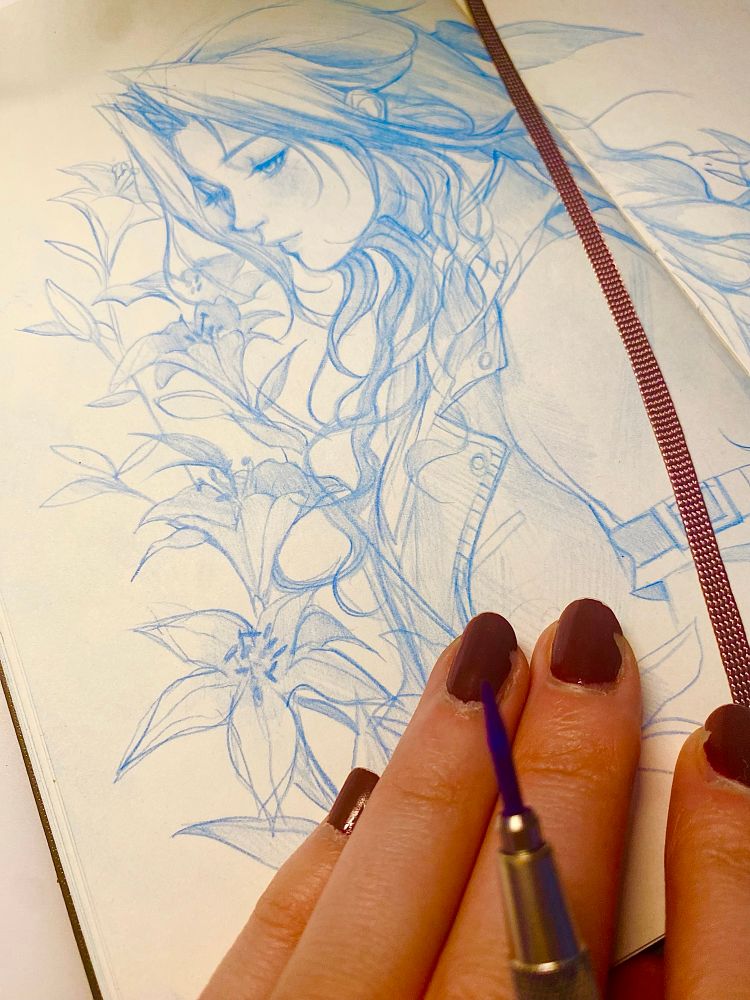 Aerith fanart final fantasy
