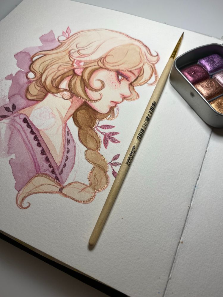 Art watercolor sketch