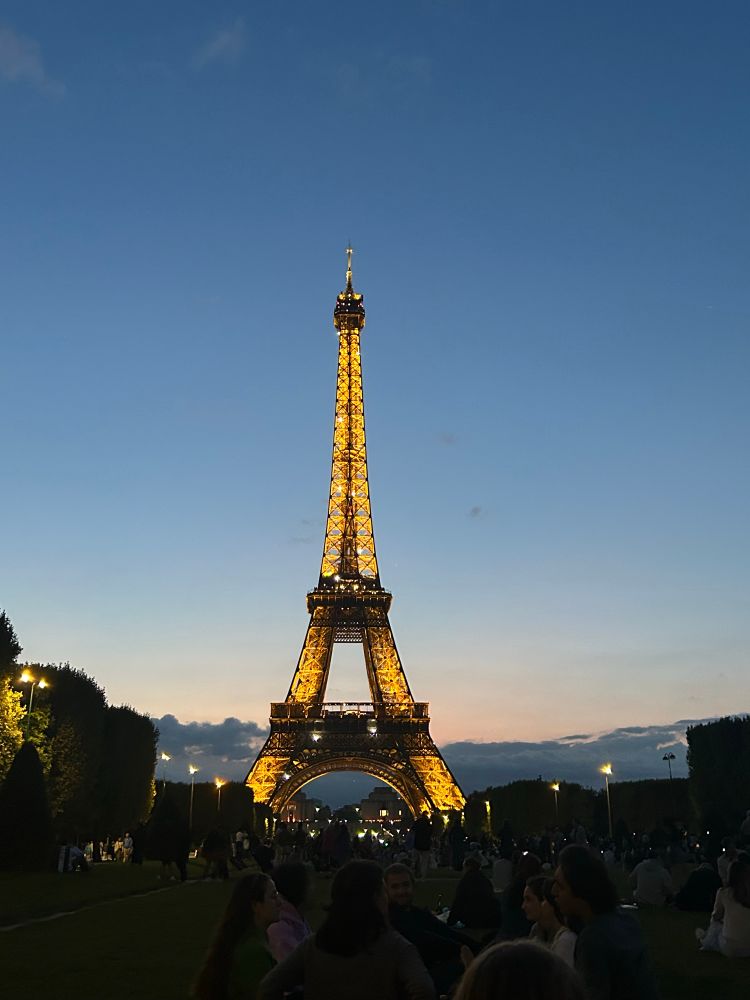 The Eiffel Tower in Paris