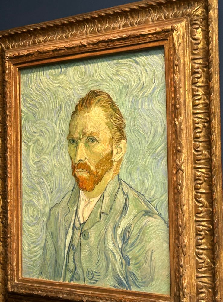 Vincent van Gogh self portrait in Musée d’Orsay