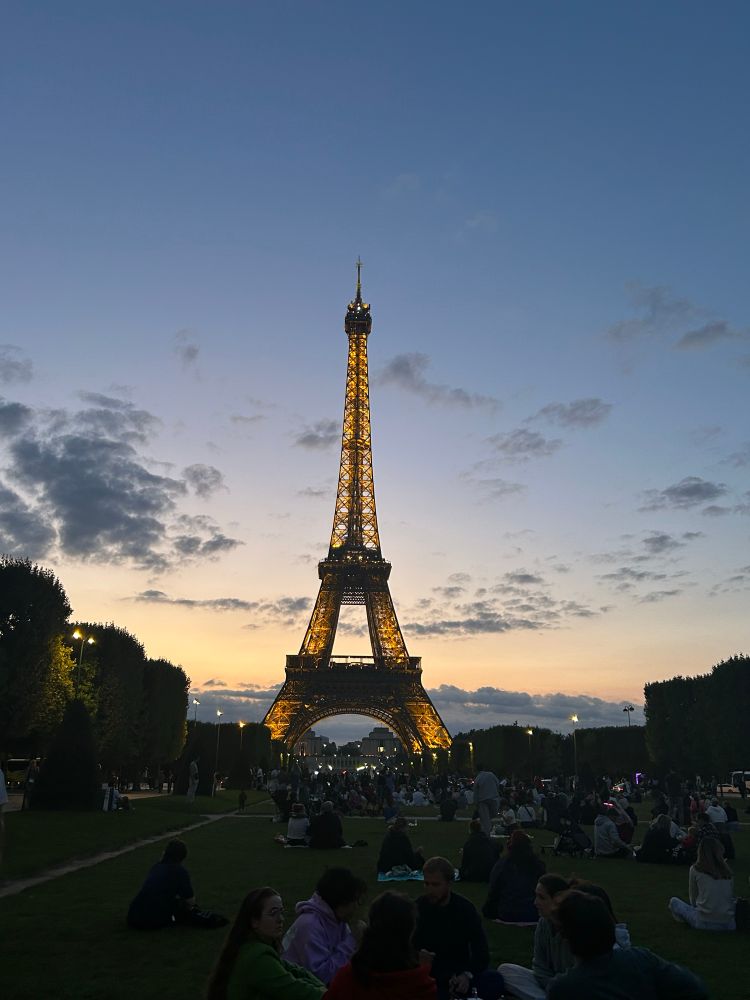 Eiffel Tower at night