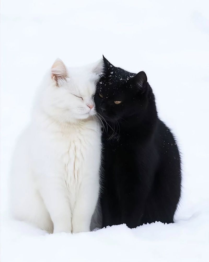 Cute cat partners.