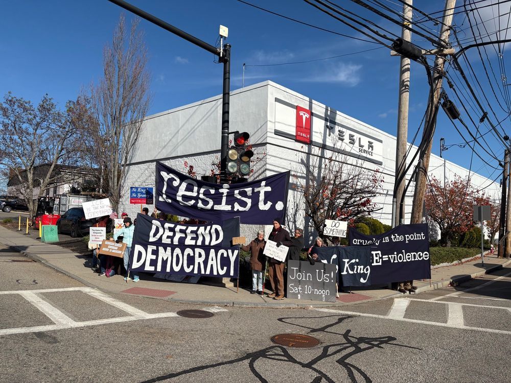 #TeslaTakedown Watertown PA
banner RESIST - DEFEND DEMOCRACY