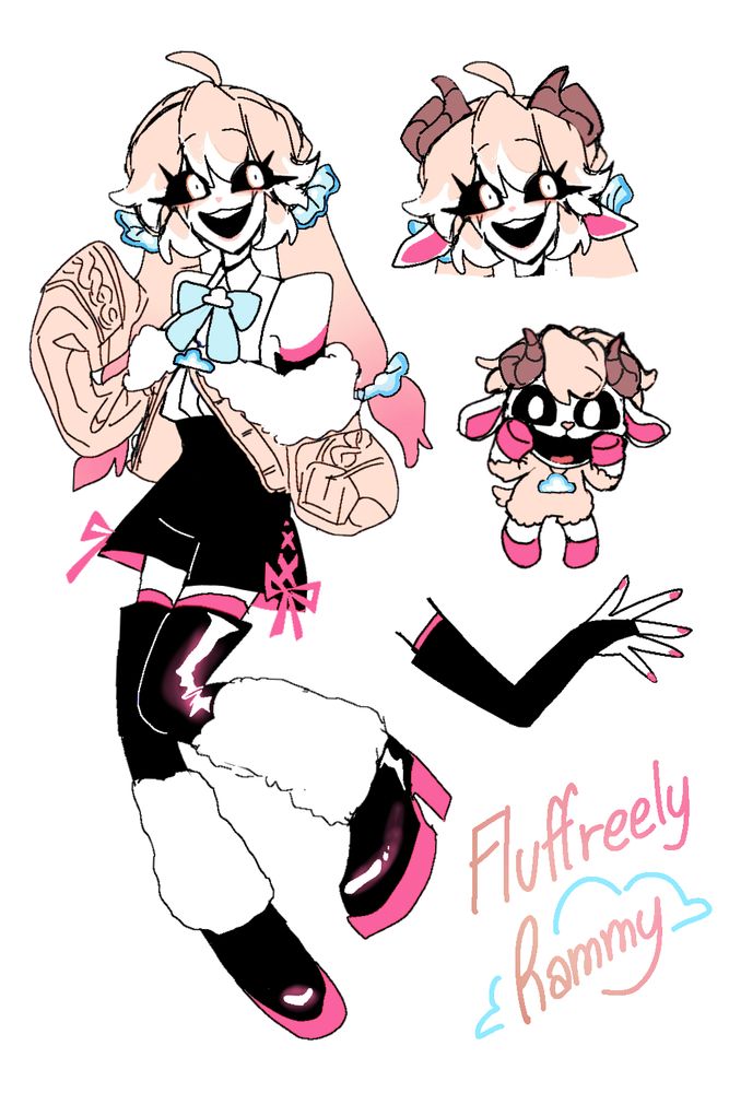 This one is a Humanoid version of em 
Hehe ( this one is rough sketch tho )