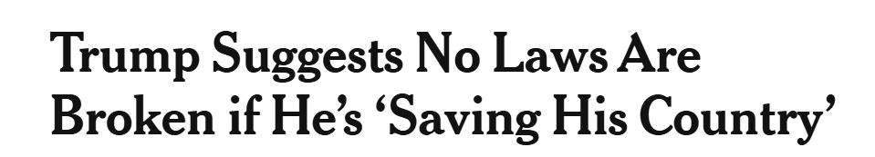 And the Roberts' Supreme Court gave him permission to make this claim.