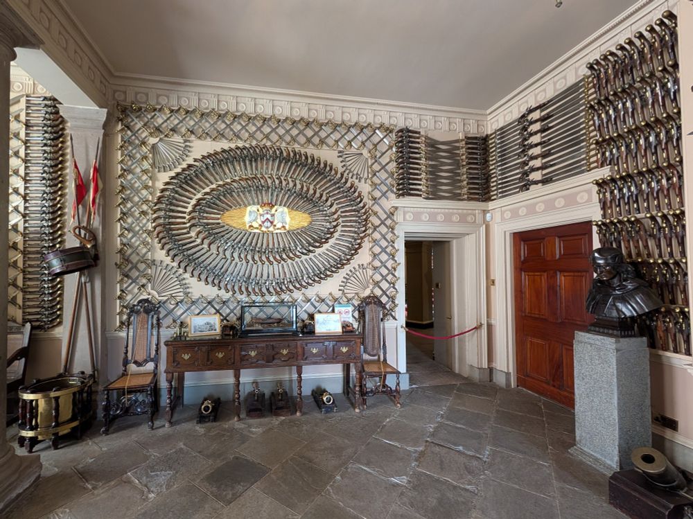 Culzean Castle. Loads of guns.