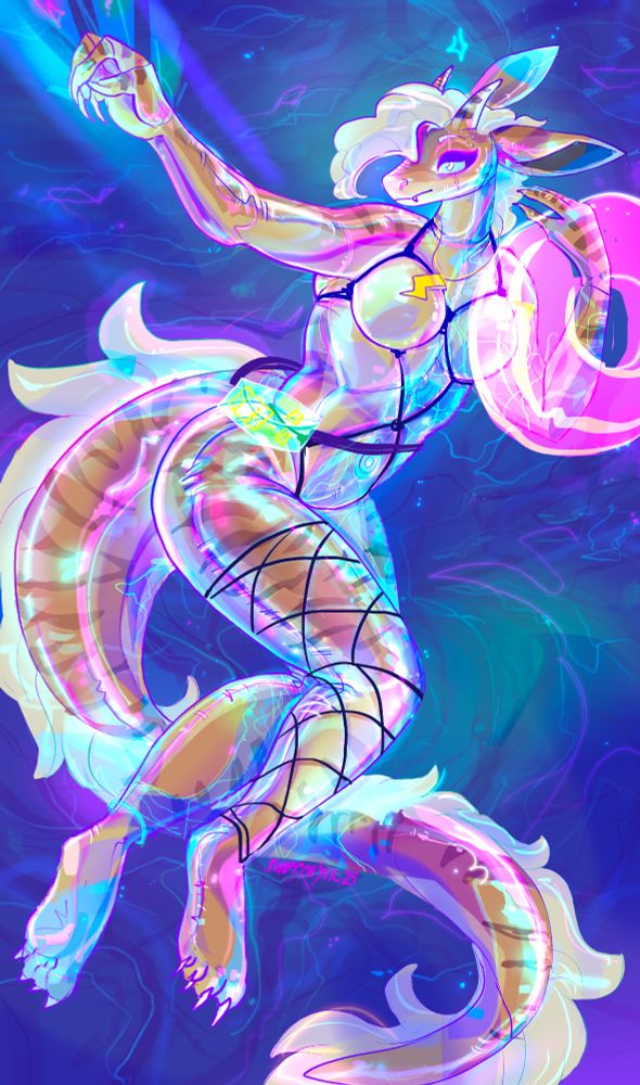 furry pooltoy art fast render