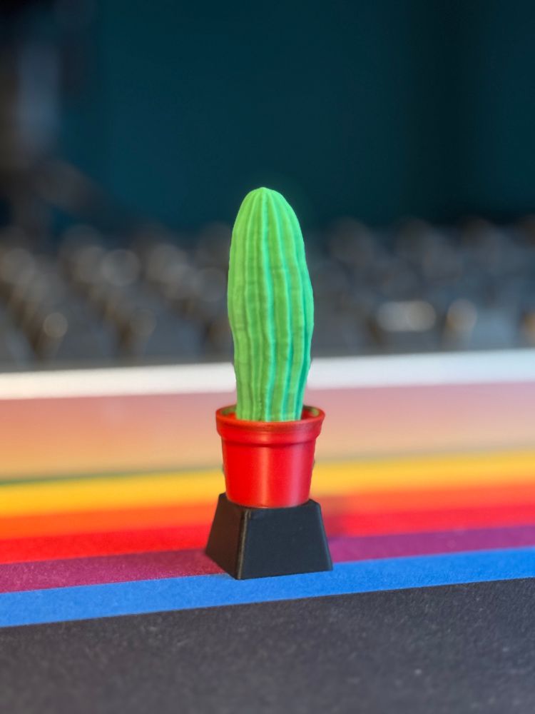 Cactus artisan keycap