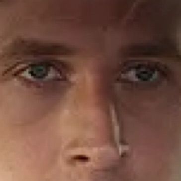 a close up of Ryan Gosling from Nicolas Winding Refn’s 2011 film DRIVE