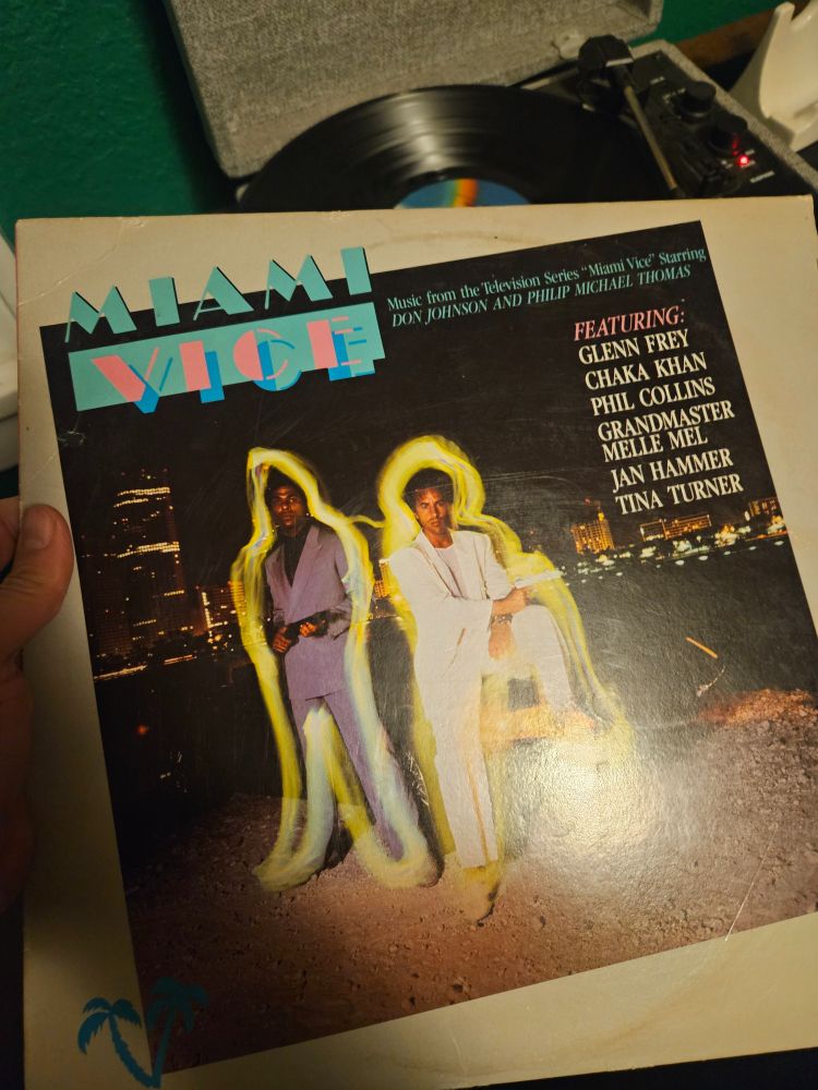 Miami Vice soundtrack on vinyl