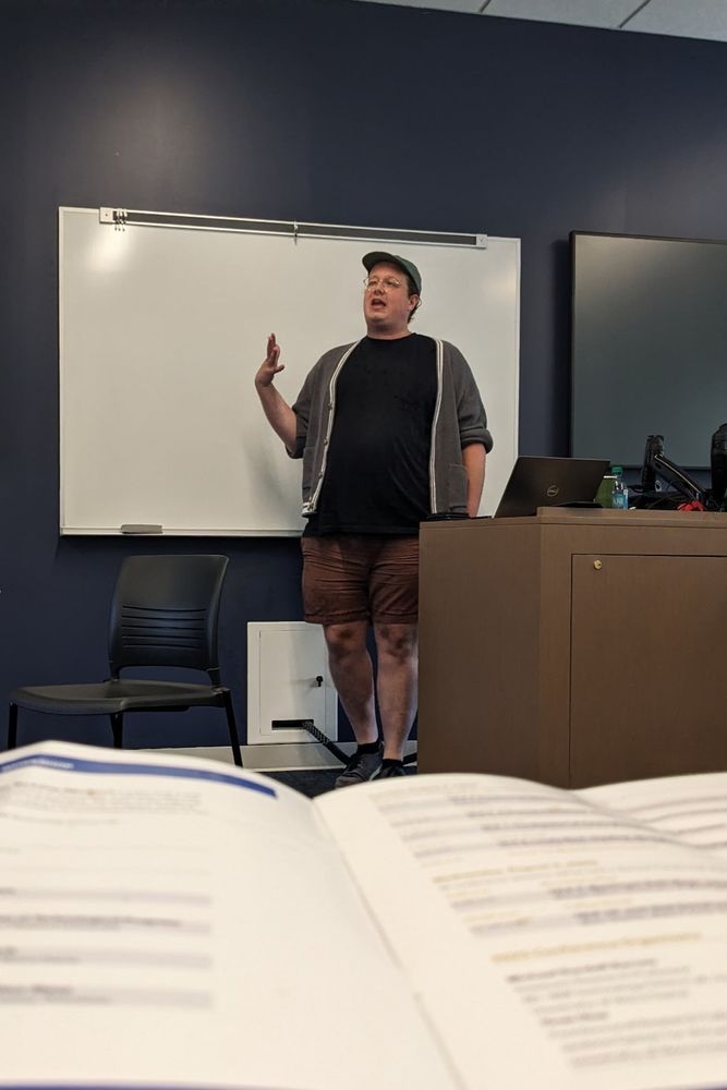 Me looking like I have to fart while giving a talk