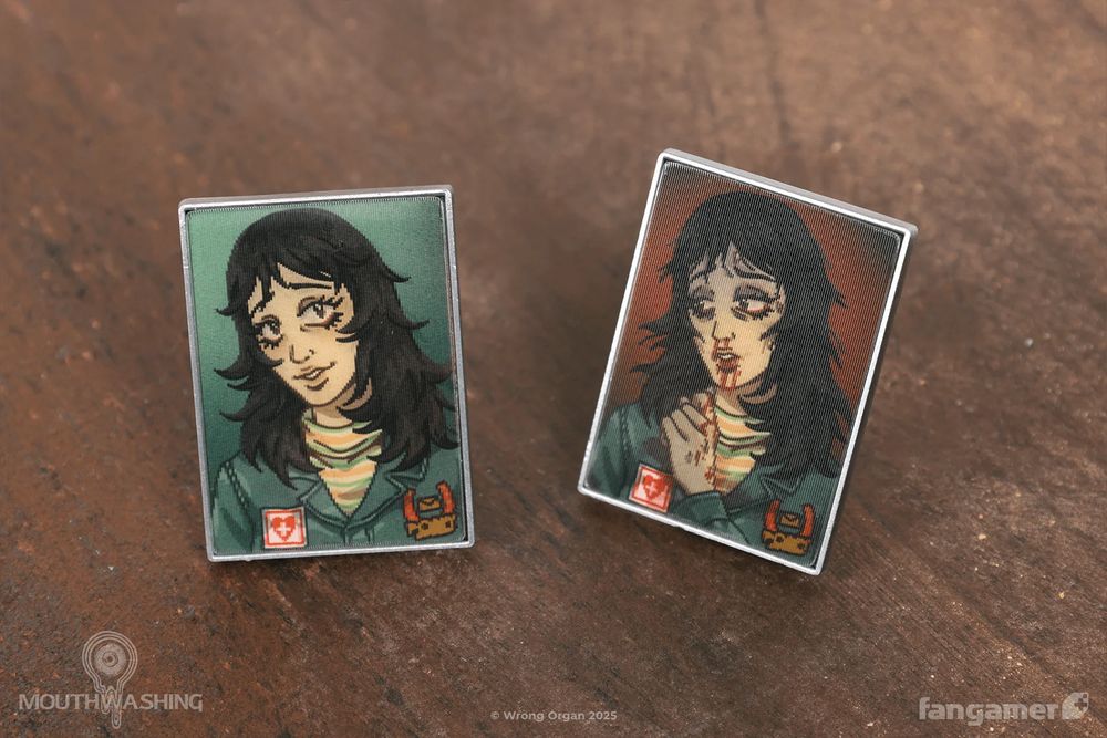 Close-up of the Anya lenticular magnet