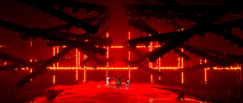 Marko Bošnjak framför Kroatiens bidrag.