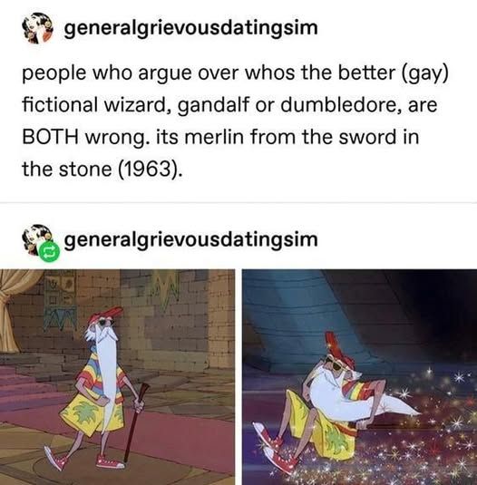 best gay wizard ever is MERLIN