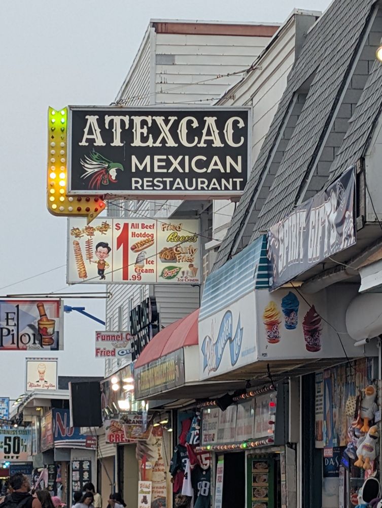 "atexcac" Mexican restaurant.