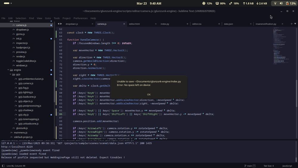 Sublime Text with Javascript Code