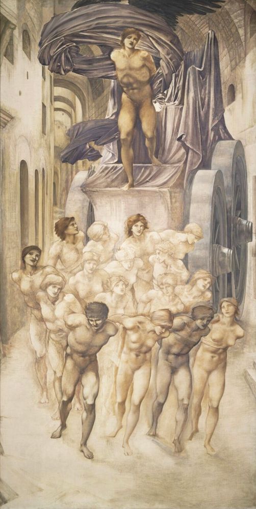 The Car of Love (1891-1898) by Edward Burne-Jones