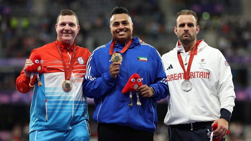 Tom Habscheid got the only medale (bronze) for luxemburg during the paraolympics in shot-put.