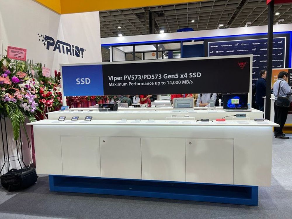 Patriot presentó en #Computex2024 la nueva Memoria DDR5 y SSD Viper PCIe 5.0