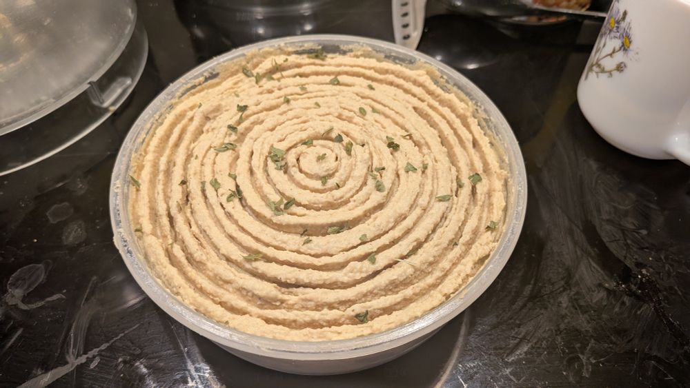 Le petit pot de houmous maison du soir