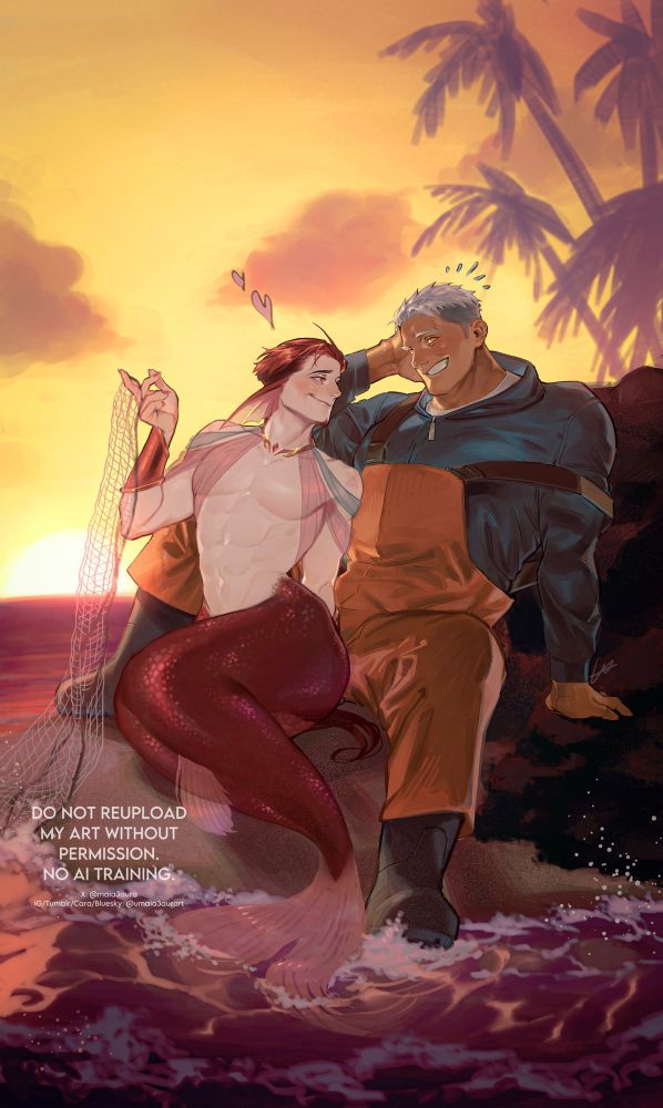 Merman KO and Fisherman BD (my human design) 