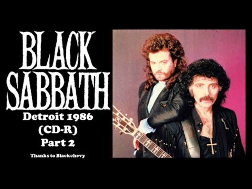 Black Sabbath & Glenn Hughes - Detroit 1986 - Part 2 (CDR)