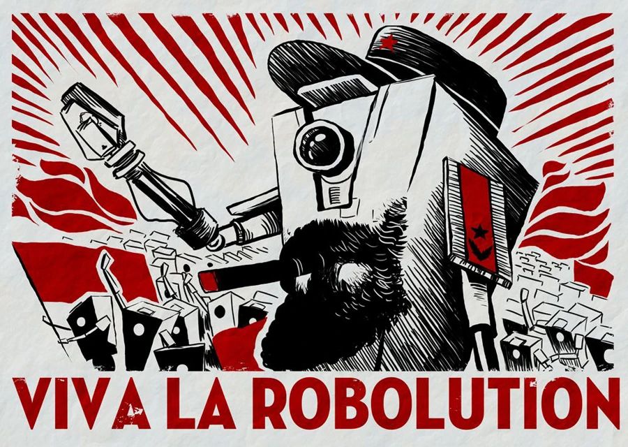 Viva La Robolution poster from Borderlands 1