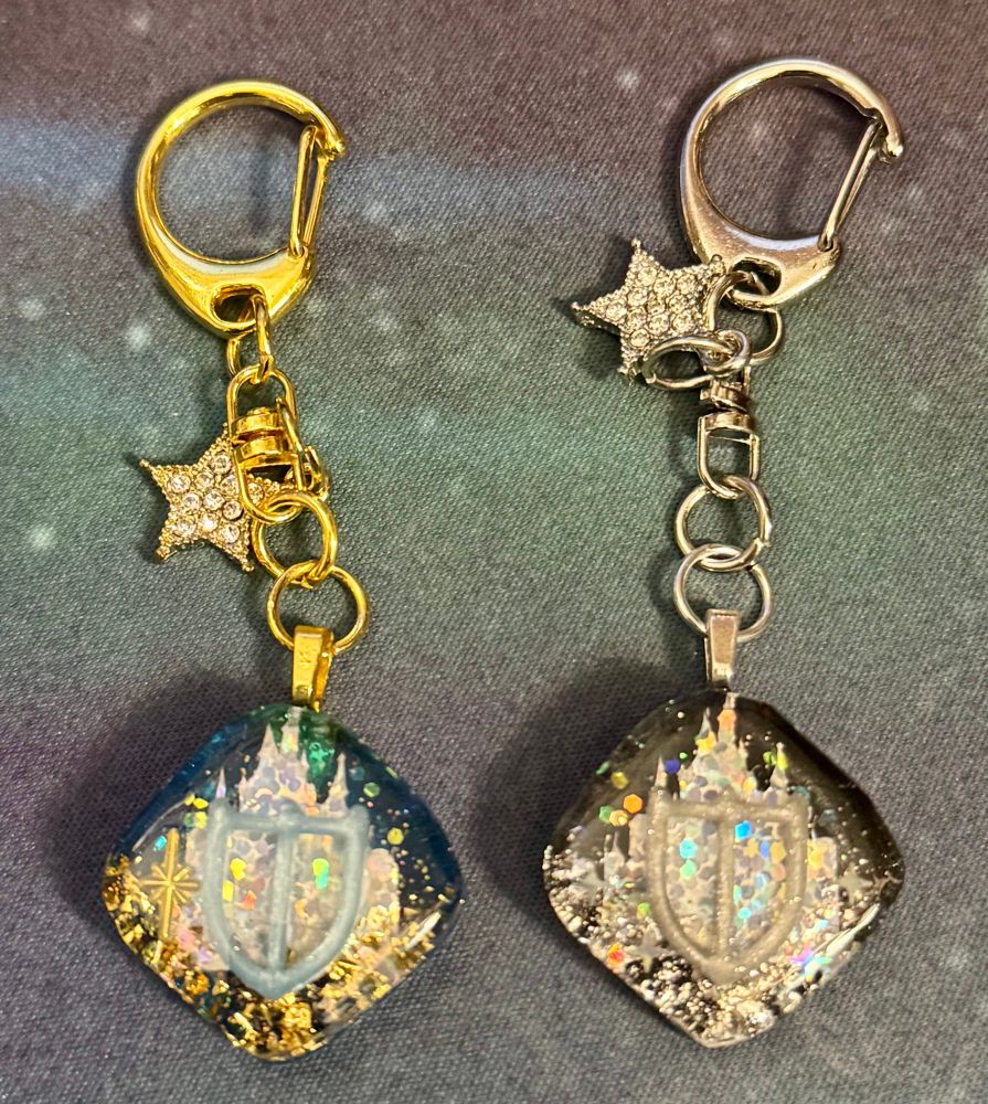 Photo of two keychains 