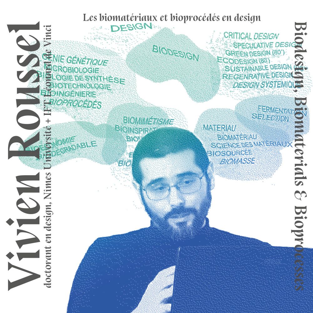 Vivien Roussel workshop Biodesign, biomatériaux et bioprocédés à l’université de Nîmes
