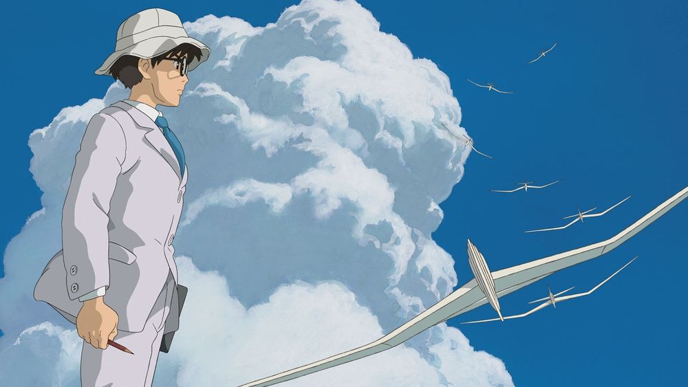 artwork from the ghibli movie the wind rises
