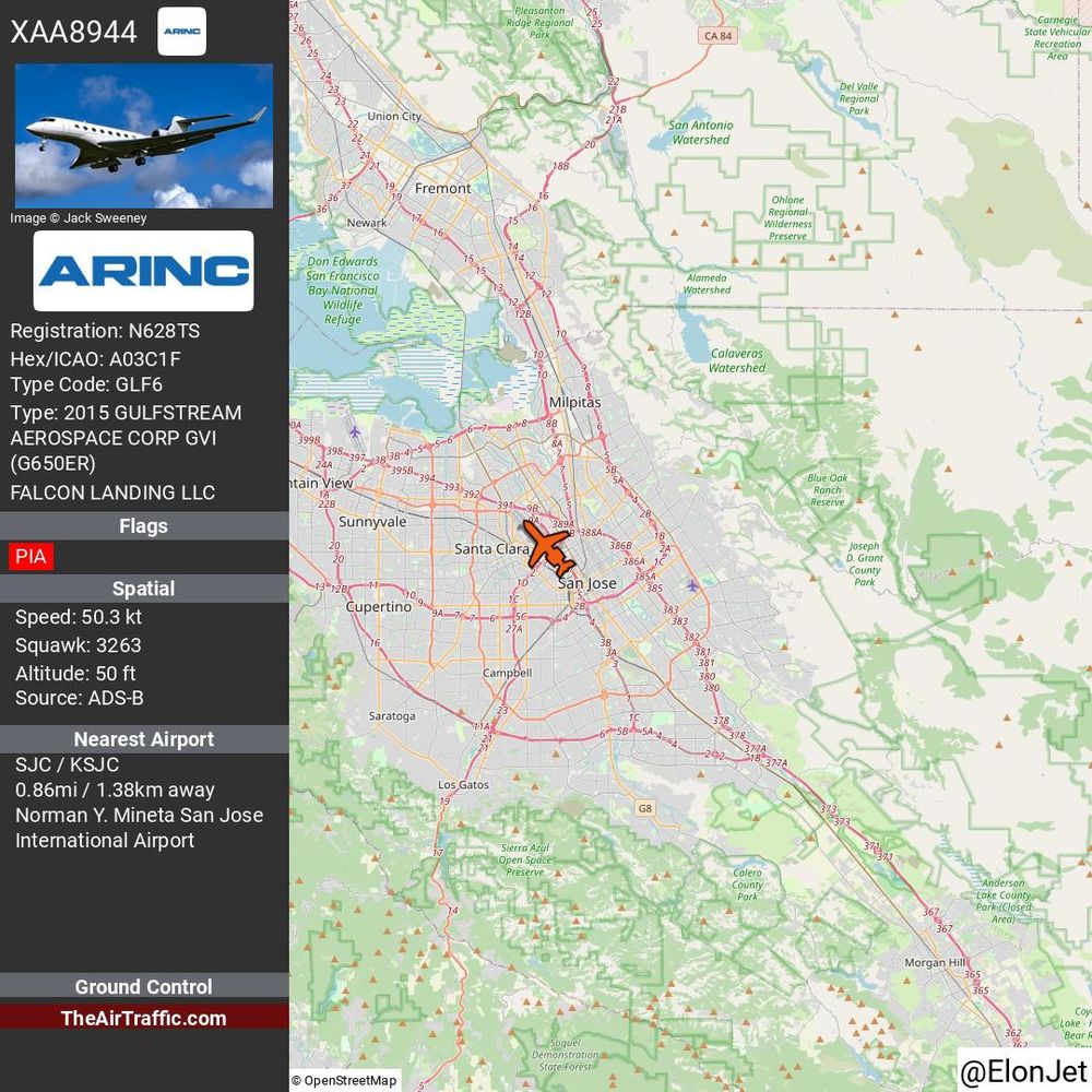 Reg: N628TS On Ground: False Alt: 50 Last Contact: 0:00:00.300665 Trigger: no longer on ground