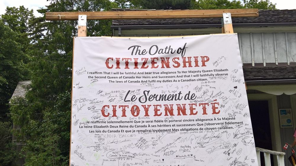 Oath of Canadian Citizenship. July 1, 2017.