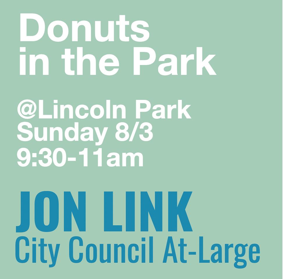 Donuts in the park at Lincoln park (happening now)
