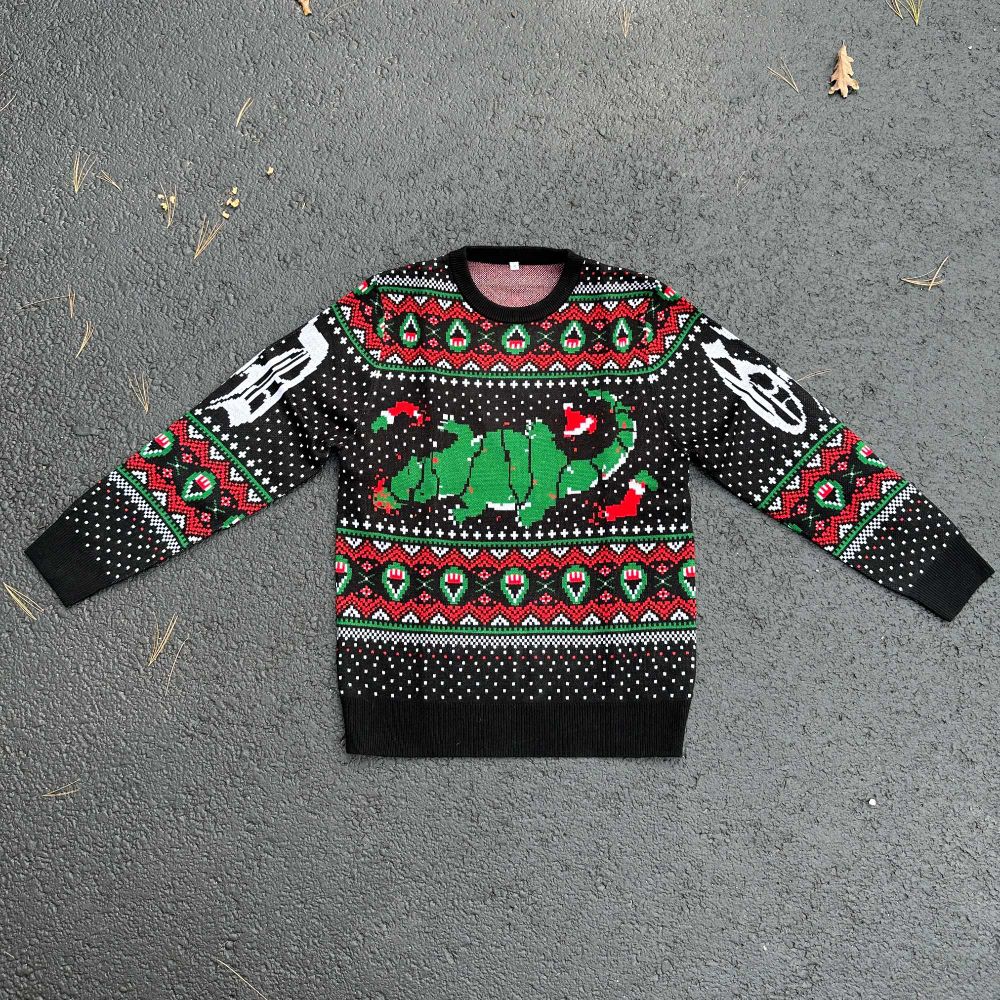 alligator holiday sweater