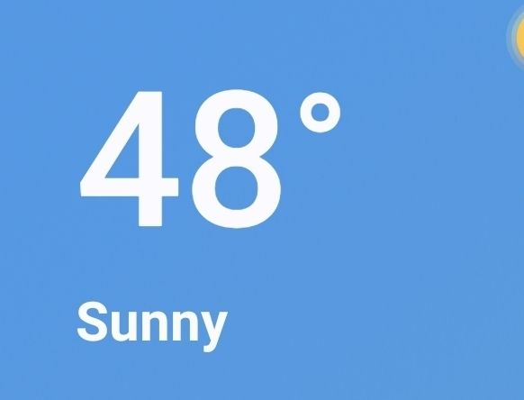 48º Sunny