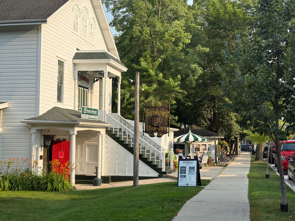 Entrance of Siebken’s Stop-Inn Tavern, Elkhart Lake, WI