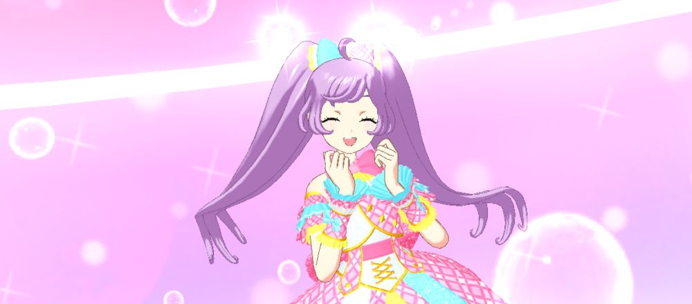 Laala Manaka from PriPara wearing her birthday coord from idol land. 