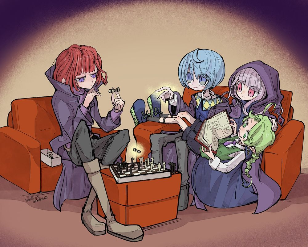 祈さん's OC
左からルーフくん、カエくん、ウィオラさん、リディ―くん