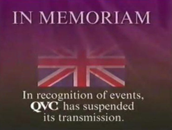 QVC - In recognition of events, QVC has suspended its transmission.