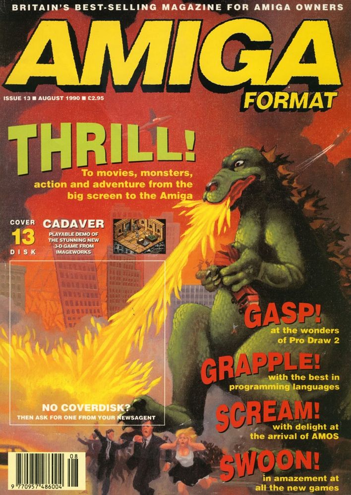 Thrill! To movies, monstes, action and adventures from the big screen to the Amiga.