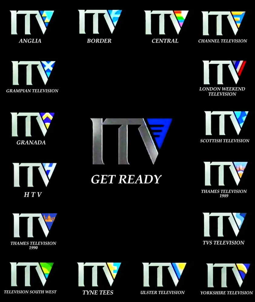 Get Ready for ITV with plenty of 1989 ITV logos