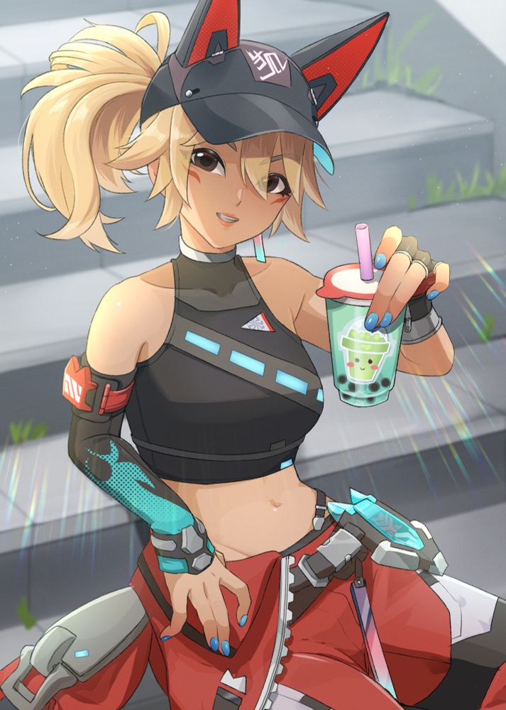 iilust of kiriko(OverWatch2)