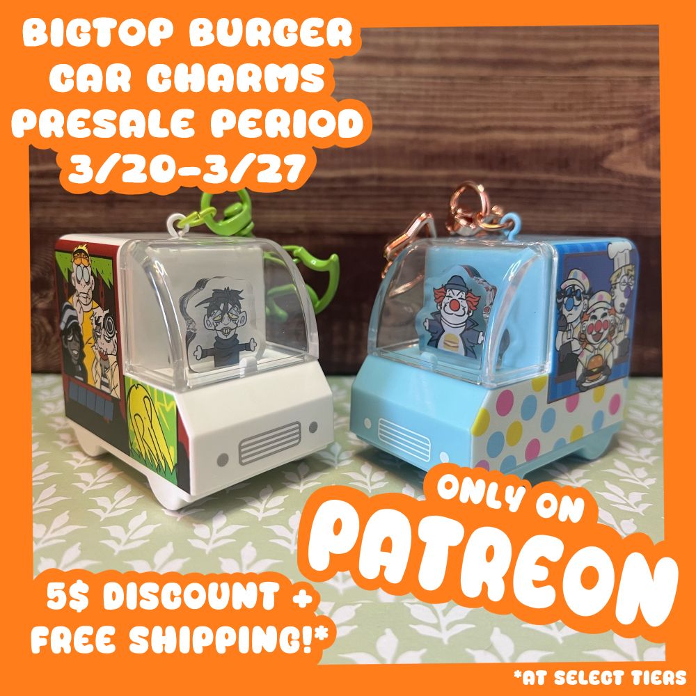 bigtop burger car keychains