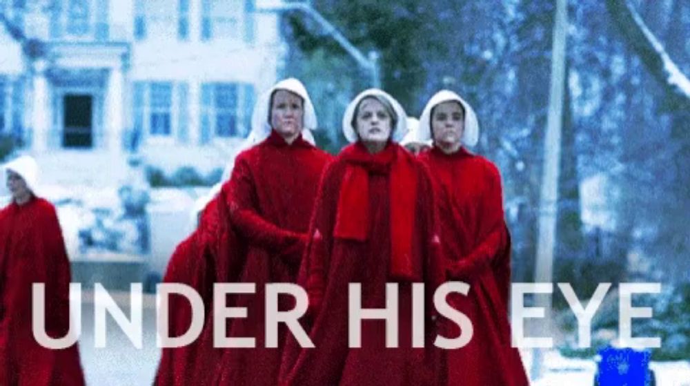 Under His Eye Handmaids Tale GIF