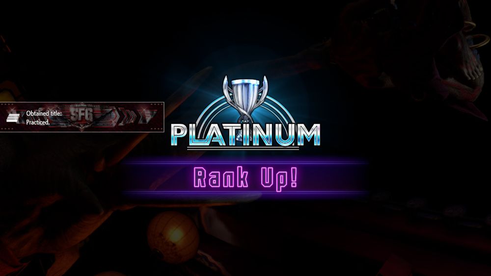 I have achieved Platinum in Street Fighter 6 Ranked mode, affirming my ability to play the game at an elementary school level.