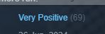 same as last image, zoomed in on "Very Positive (69)"