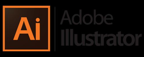 The Adobe Illustrator Logo with a prominent "Ai" in a square as part of the design.