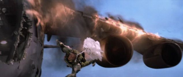 Gustav Graves meet jet engine in DIE ANOTHER DAY