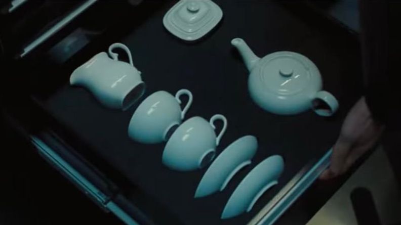The tea set as featured in the film 