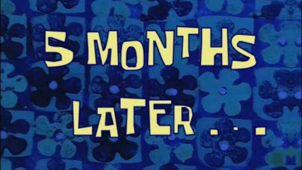 5 Months Later...